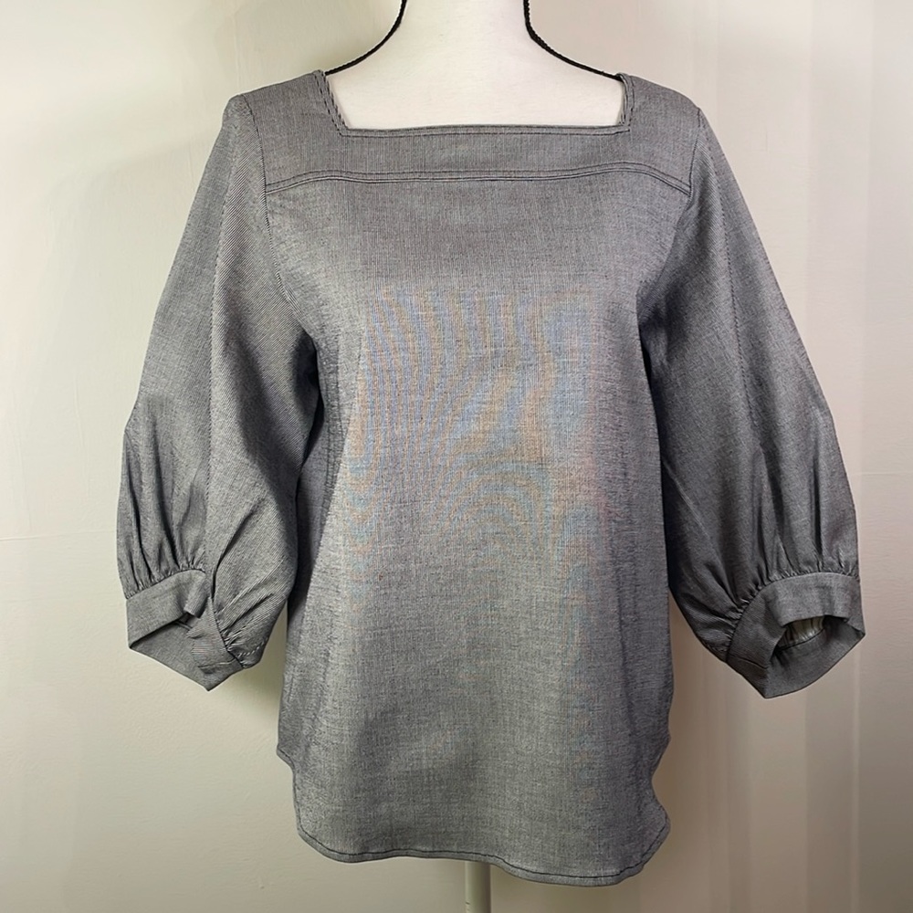 Lewit | Smock Ticking Stripe Top
